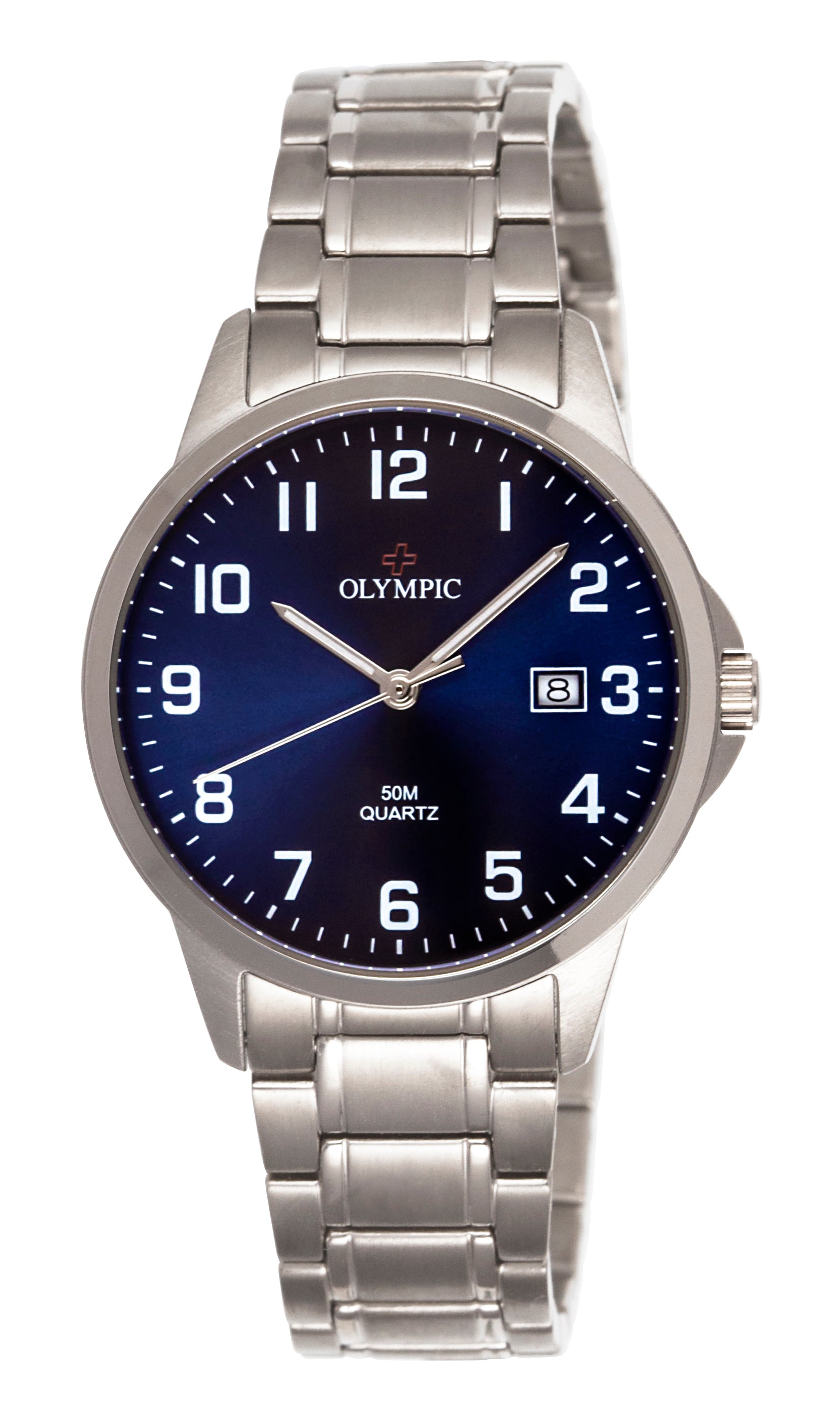 Olympic Titanium - Blue Dial Full Figure with Bracelet