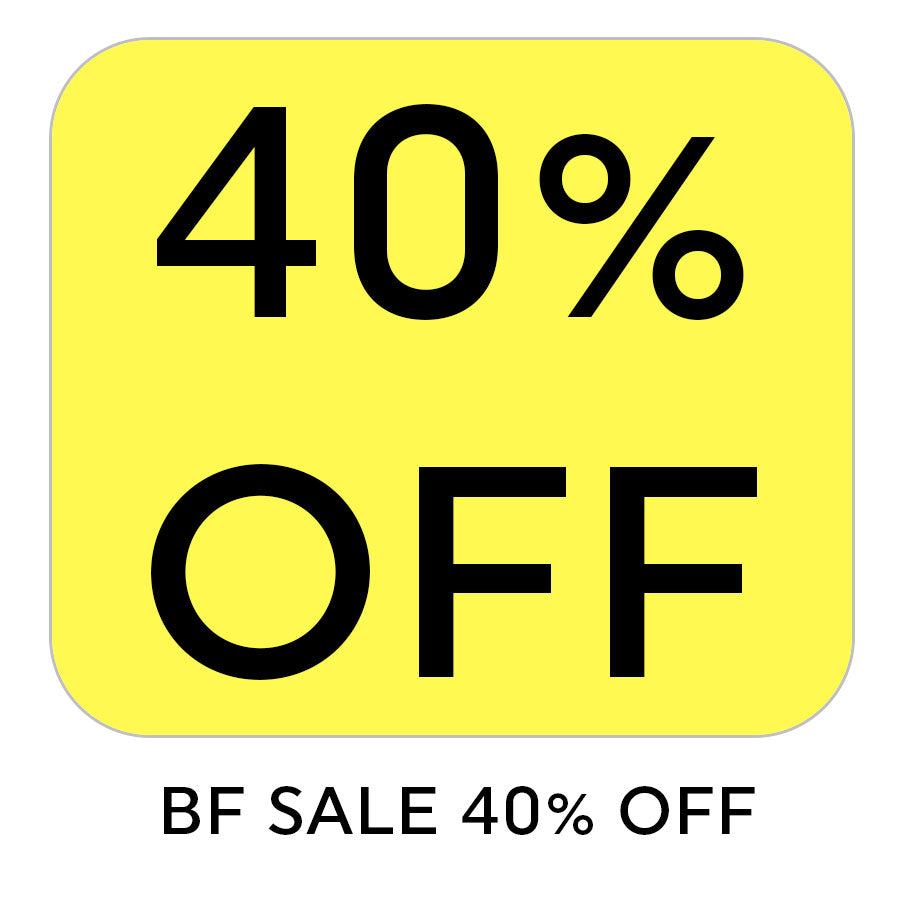 Black Friday 40% OFF