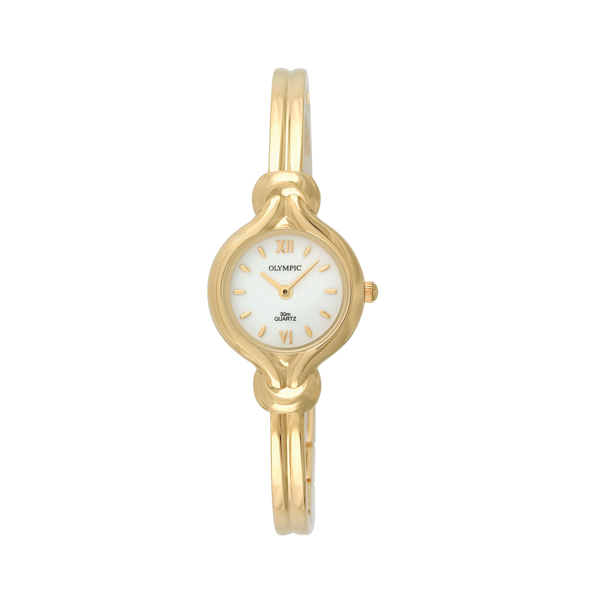 Ladies Bangle Style Watch Gold