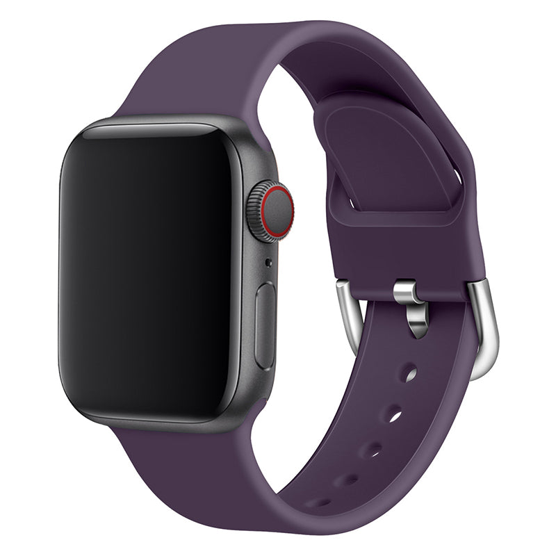 Silicone Replacement Band for Apple Watch - Purple