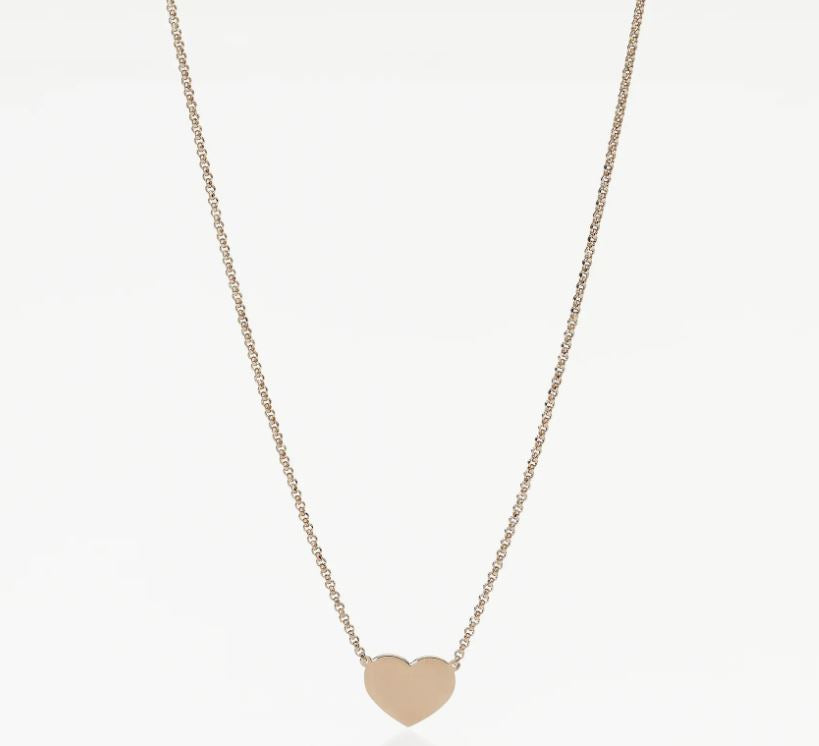 Amen Heart Necklace - Rose