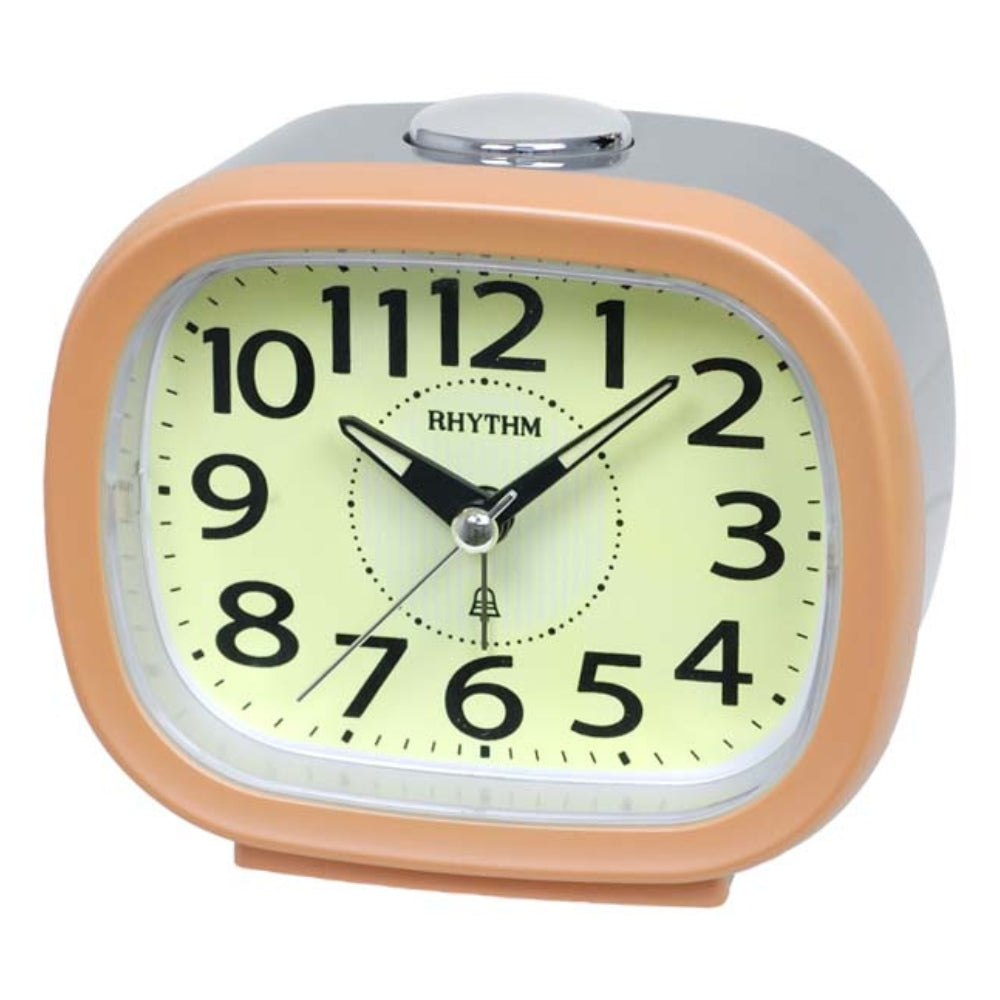Rhythm Alarm Clock – Glow Dial Orange