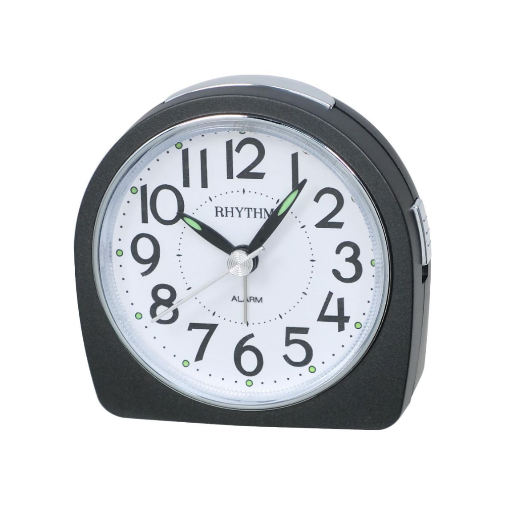 Rhythm Alarm Clock – Silky Movement Black