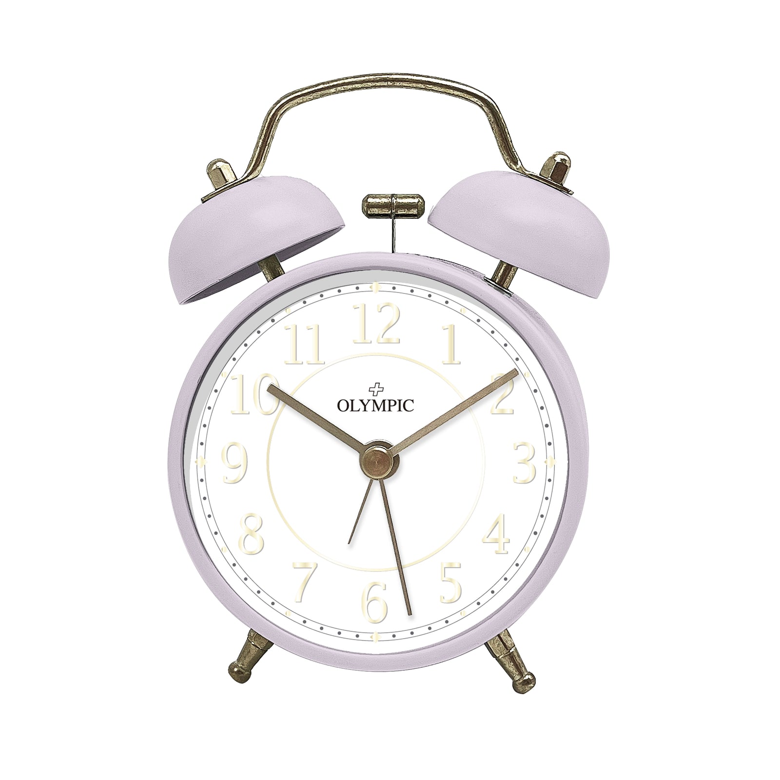 Twin Bells Alarm Clock - Purple