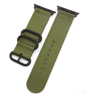 Nato Style Replacement Band for Apple Watch - Army