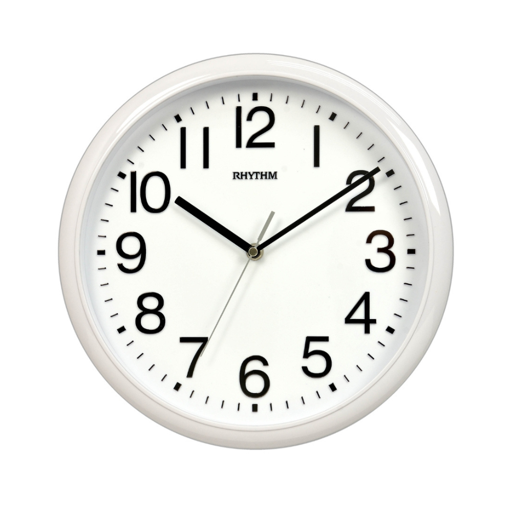 Rhythm Wall Clock 30cm - White