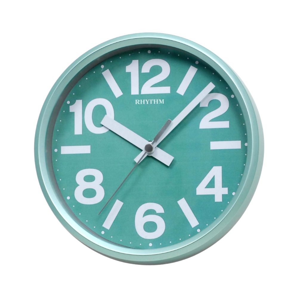 Rhythm Wall/Table Clock 18cm - Green