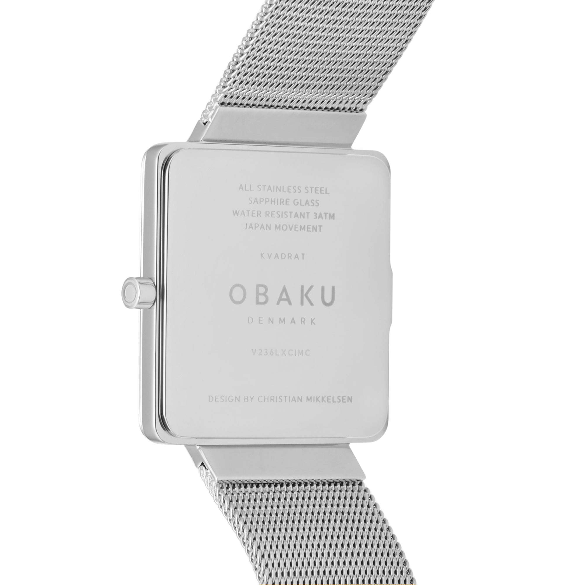 Obaku Ladies Kvadrat - Steel