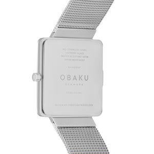 Obaku Ladies Kvadrat - Steel