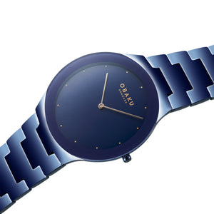 Obaku Gents Spejl - Blue