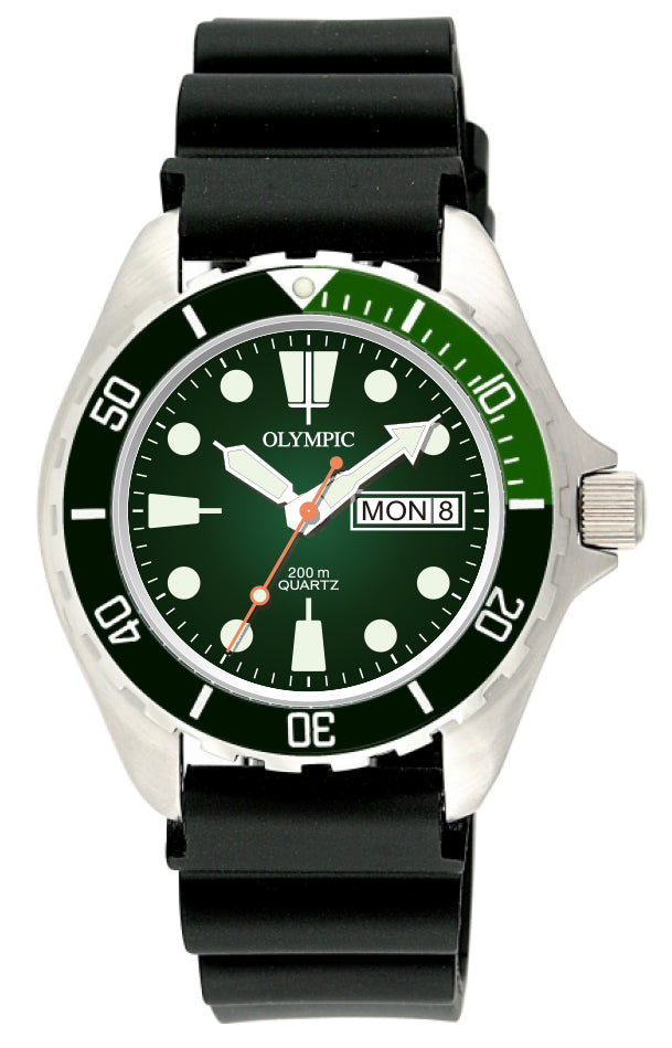 Classic Dive Watch - 200m - Green