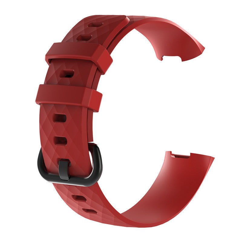 Replacement Band for Fitbit Charge 3/4 Size Small - Red
