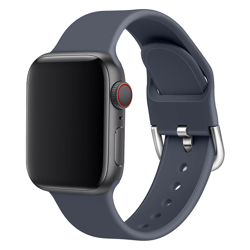 Silicone Replacement Band for Apple Watch - Dark Grey