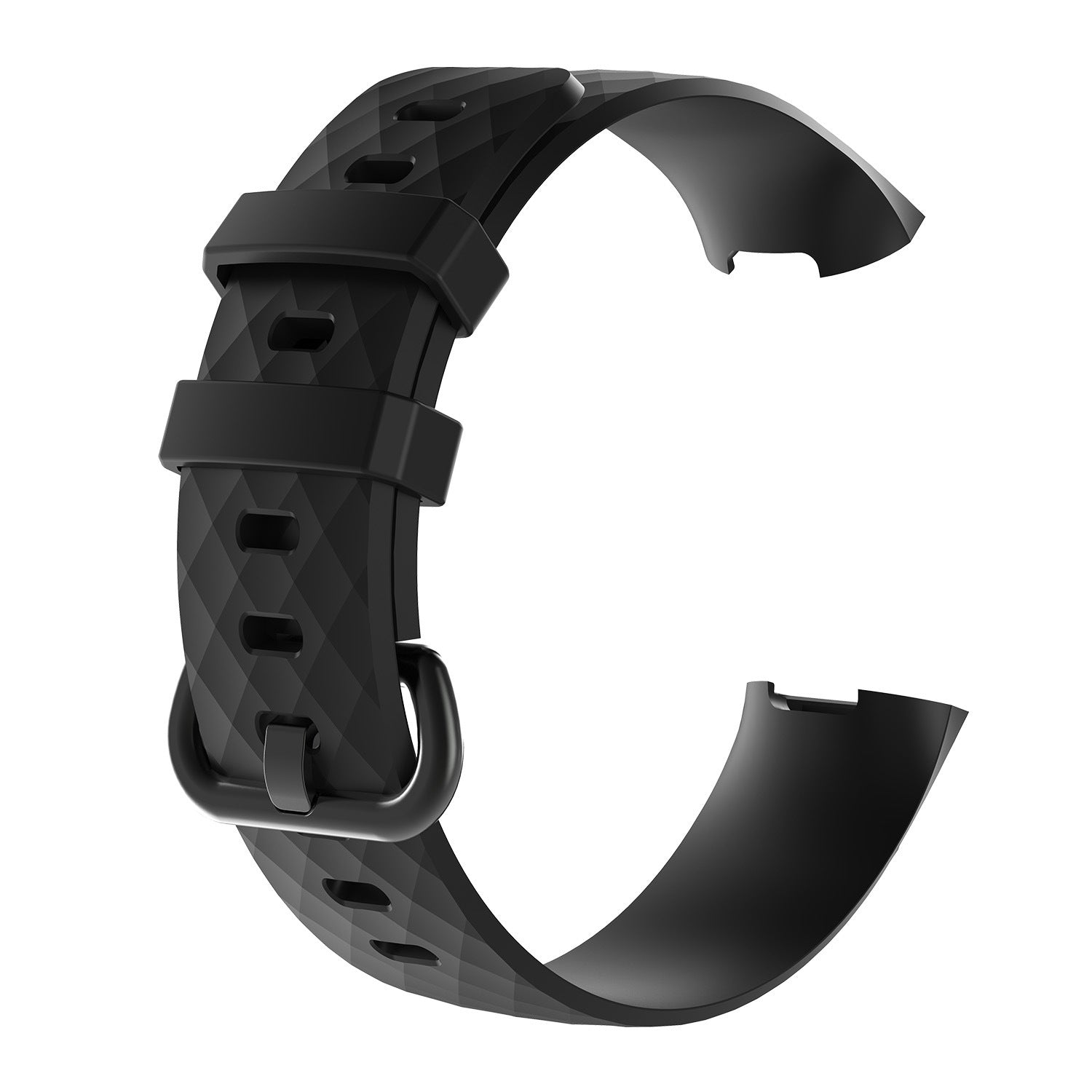 Replacement Band for Fitbit Charge Size - Black - Swiss Watch